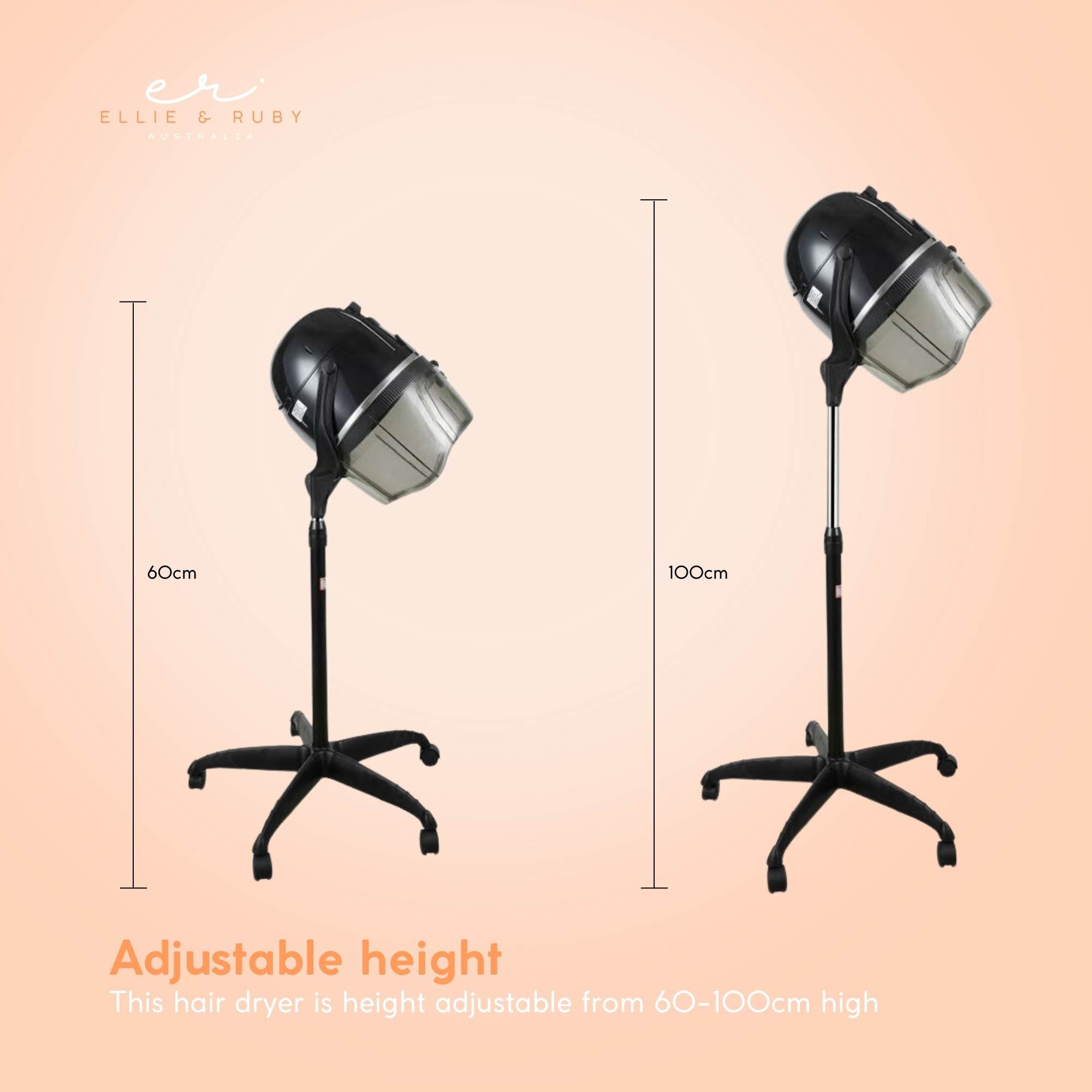 Ellie & Ruby Free Standing Hair Dryer Hood Bonnet Adjustable Salon Hairdryer V238-SUPDZ-60057059334