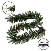 Christabelle 2.7m Christmas Garland with Pine Cones & Berries Pine Tree Decoration Ornament V240-112_BHZG9