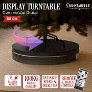 Christabelle 60cm 100kg Commercial-grade Electric Display Turntable V240-112_BKL101