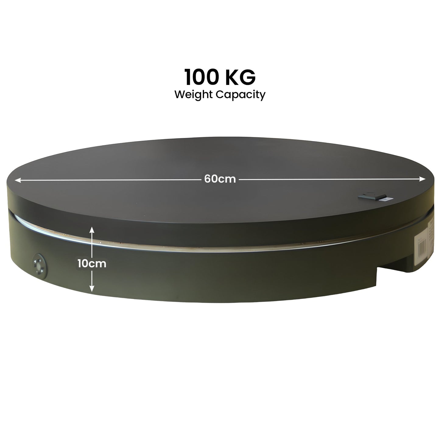 Christabelle 60cm 100kg Commercial-grade Electric Display Turntable V240-112_BKL101