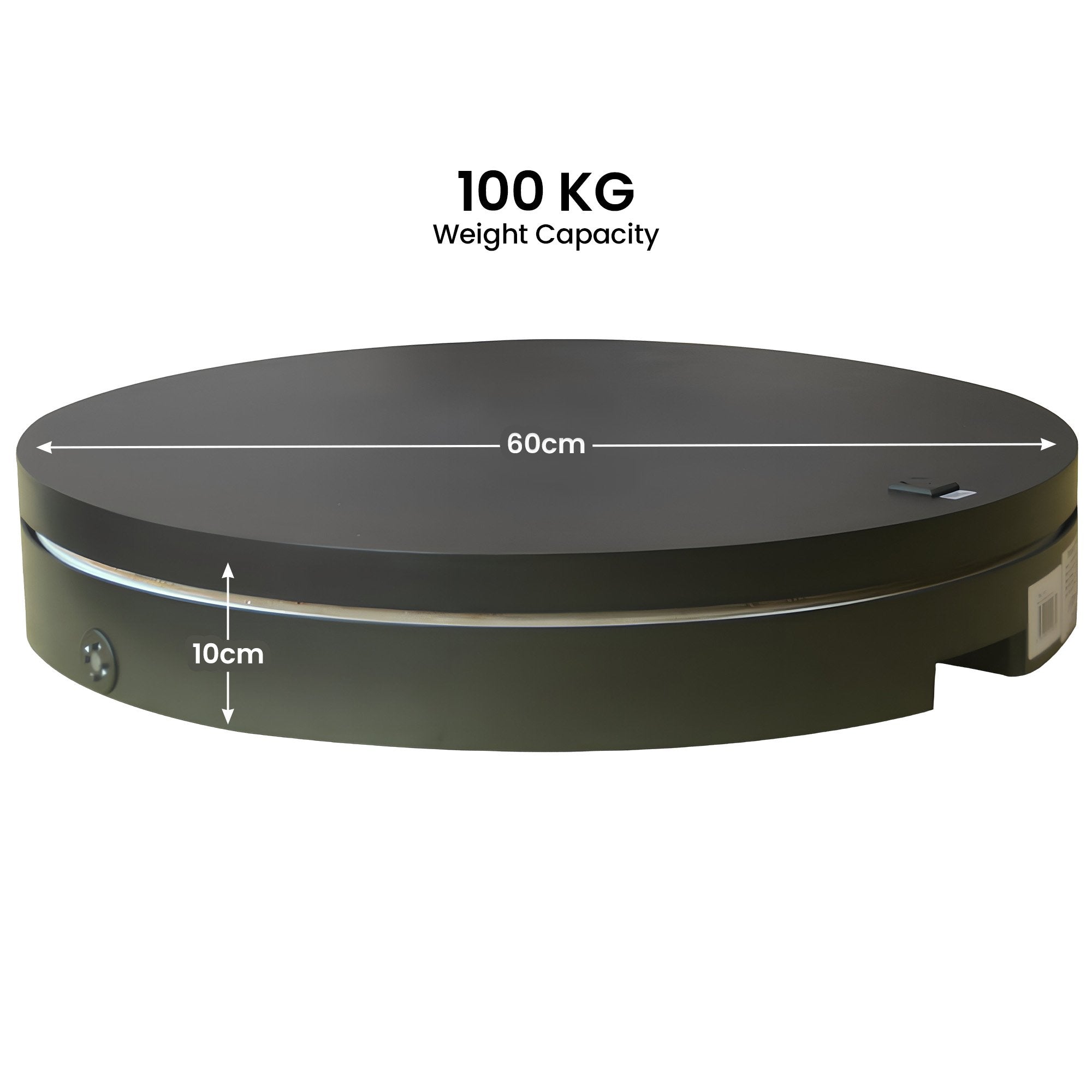 Christabelle 60cm 100kg Commercial-grade Electric Display Turntable V240-112_BKL101