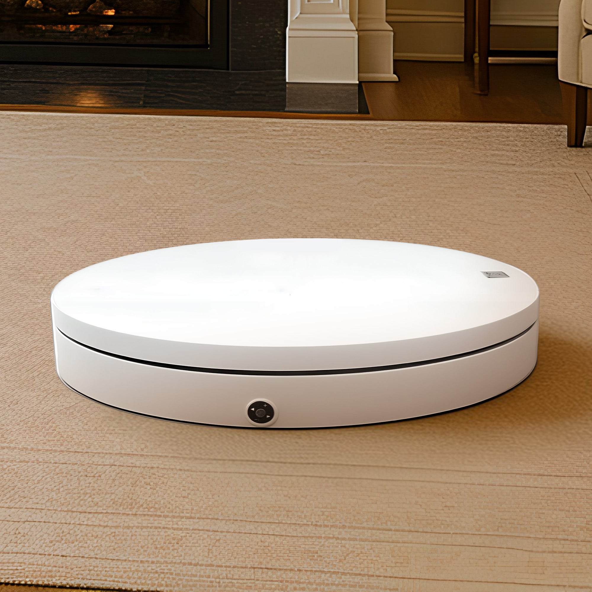 Christabelle 80cm 200kg Commercial Electric Display Turntable Motorised White V240-112_BKL105