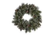 Christabelle 61cm Christmas Wreath Cashmere Pine with LED Lights Front Door Decoration Ornament V240-112_HZC61