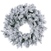 Christabelle Christmas Wreath Snowy Atica Pre-Lit with LED Lights Front Door Decoration Ornament V240-112_HZSA61