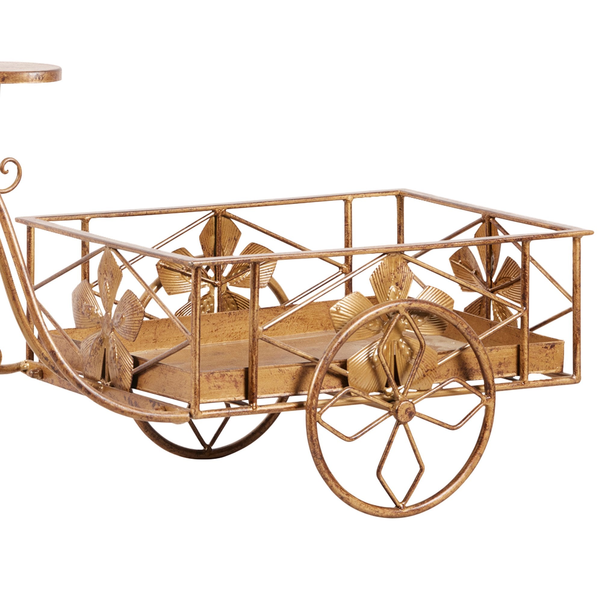 Christabelle Antique Gold Bicycle Christmas Tree Display Decoration Ornament V240-112_JHC501