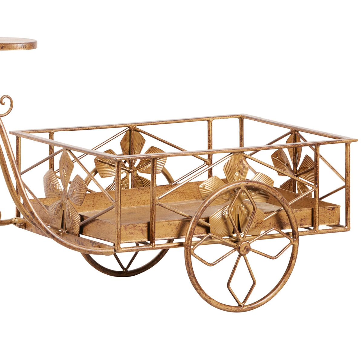 Christabelle Antique Gold Bicycle Christmas Tree Display Decoration Ornament V240-112_JHC501