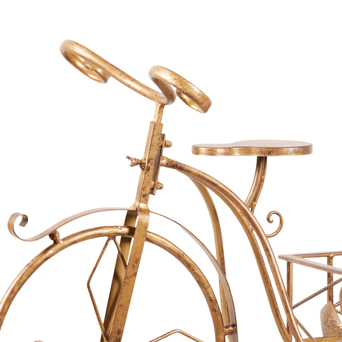 Christabelle Antique Gold Bicycle Christmas Tree Display Decoration Ornament V240-112_JHC501