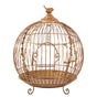 Christabelle Antique Gold Metal Art Iron Wrought Material Bird Cage Display Christmas Decor V240-112_JHC502