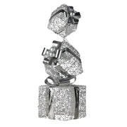 Christabelle 83cm Triple Christmas Silver Giftbox Stack Display with Lights V240-112_MHA516