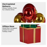 Christabelle 60cm LED Christmas Santa Claus with Balloons & Lights Ornament Decoration V240-112_NK103