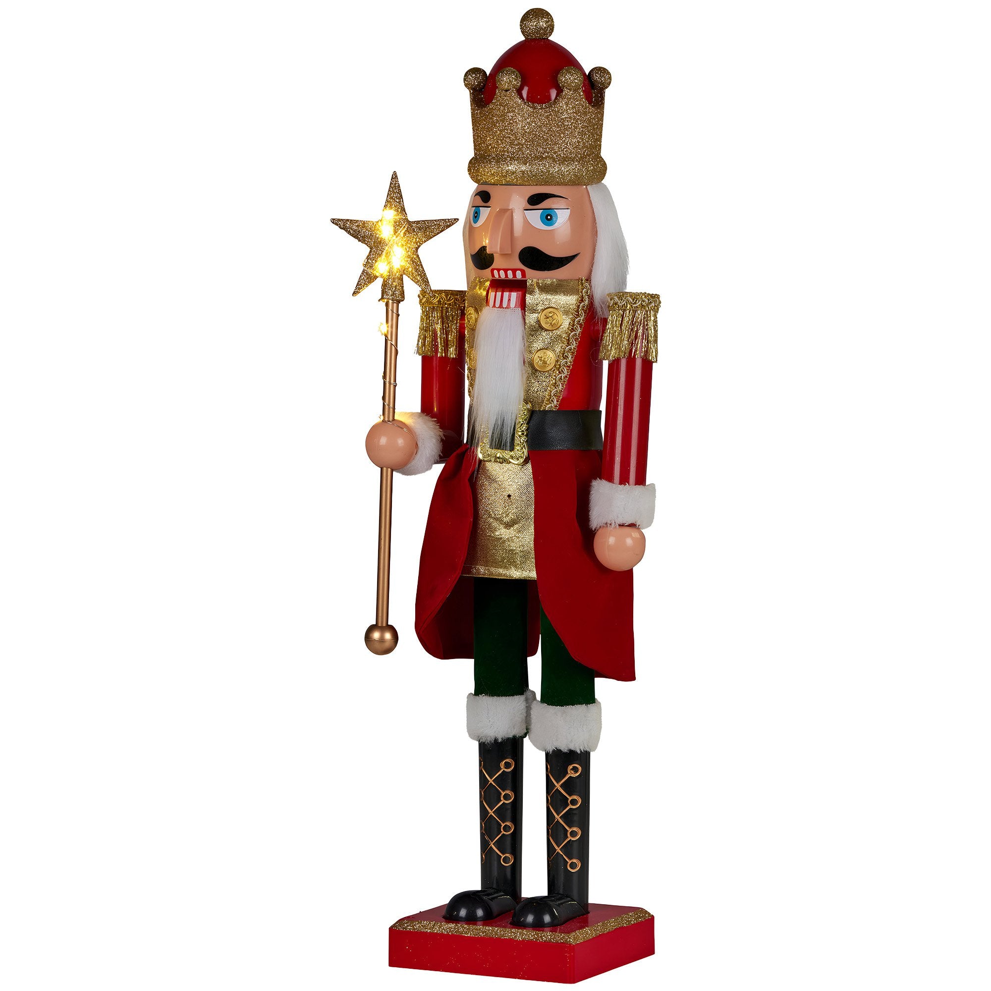 Christabelle 60cm Musical LED Animated Christmas Nutcracker Ornament Decoration V240-112_NK105