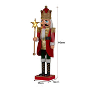 Christabelle 60cm Musical LED Animated Christmas Nutcracker Ornament Decoration V240-112_NK105