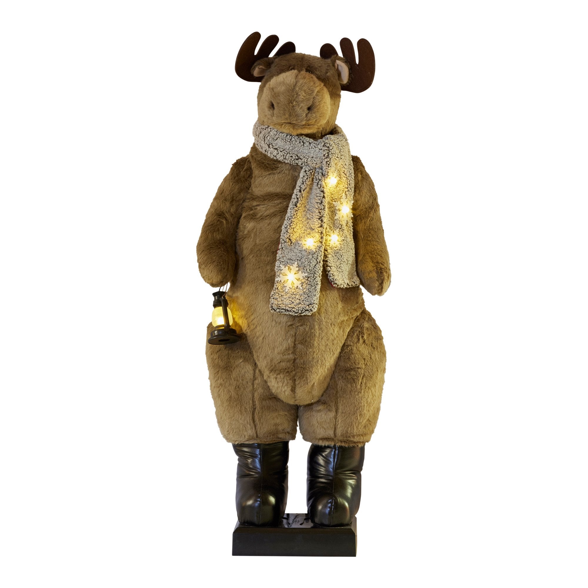 Christabelle 1.5m Musical LED Animated Christmas Moose Decoration Light-Up Lantern Ornament V240-112_NK107