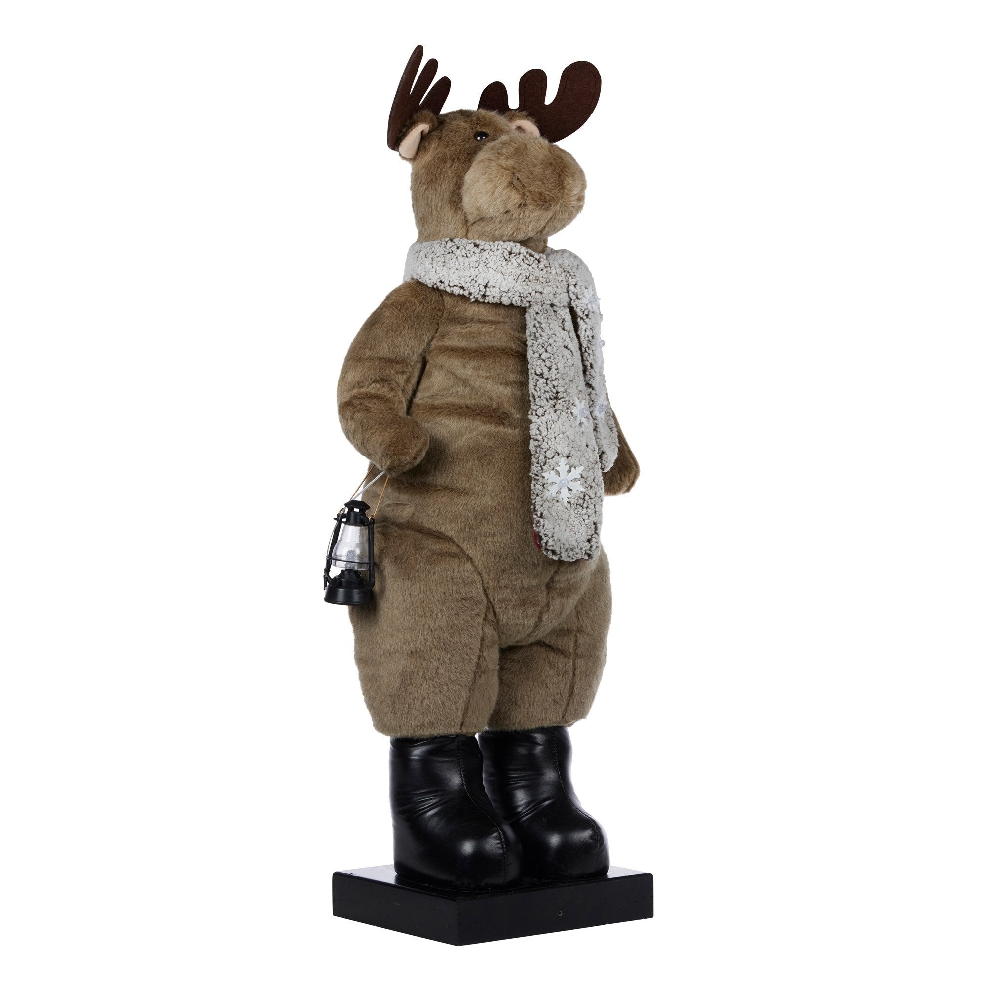 Christabelle 1.1m Musical LED Animated Christmas Moose Decoration Light-Up Lantern Ornament V240-112_NK108