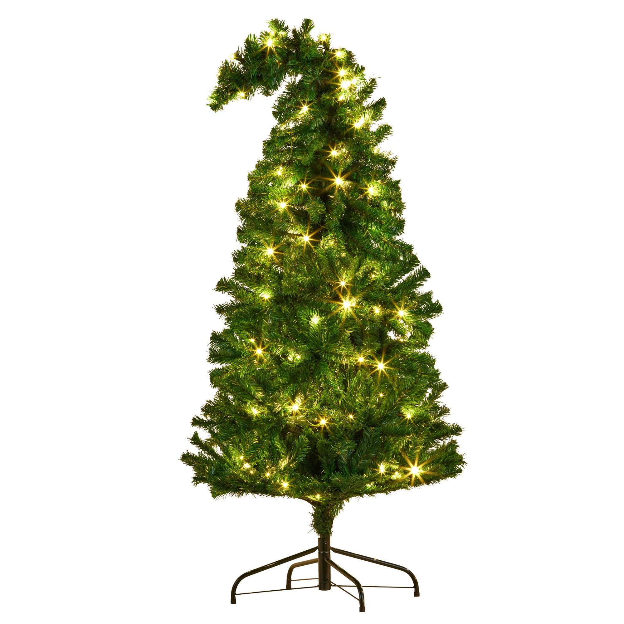 Christabelle Bad Santa 1.2m Curved Multicolour Pre-Lit Christmas Tree with 550 Tips V240-112_OPBS4