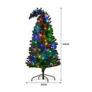 Christabelle Bad Santa 1.2m Curved Multicolour Pre-Lit Christmas Tree with 550 Tips V240-112_OPBS4