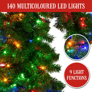 Christabelle Bad Santa 1.2m Curved Multicolour Pre-Lit Christmas Tree with 550 Tips V240-112_OPBS4