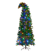Christabelle Bad Santa 2.3m Curved Multicolour Pre-Lit Christmas Tree with 1240 Tips V240-112_OPBS75
