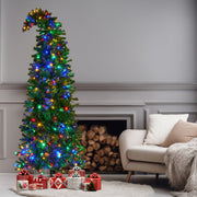 Christabelle Bad Santa 2.3m Curved Multicolour Pre-Lit Christmas Tree with 1240 Tips V240-112_OPBS75