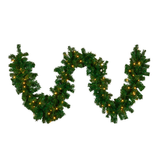 Christabelle 2.7m Christmas Garland with LED Lights Chadwick Tree Decoration Ornament V240-112_OPCG274