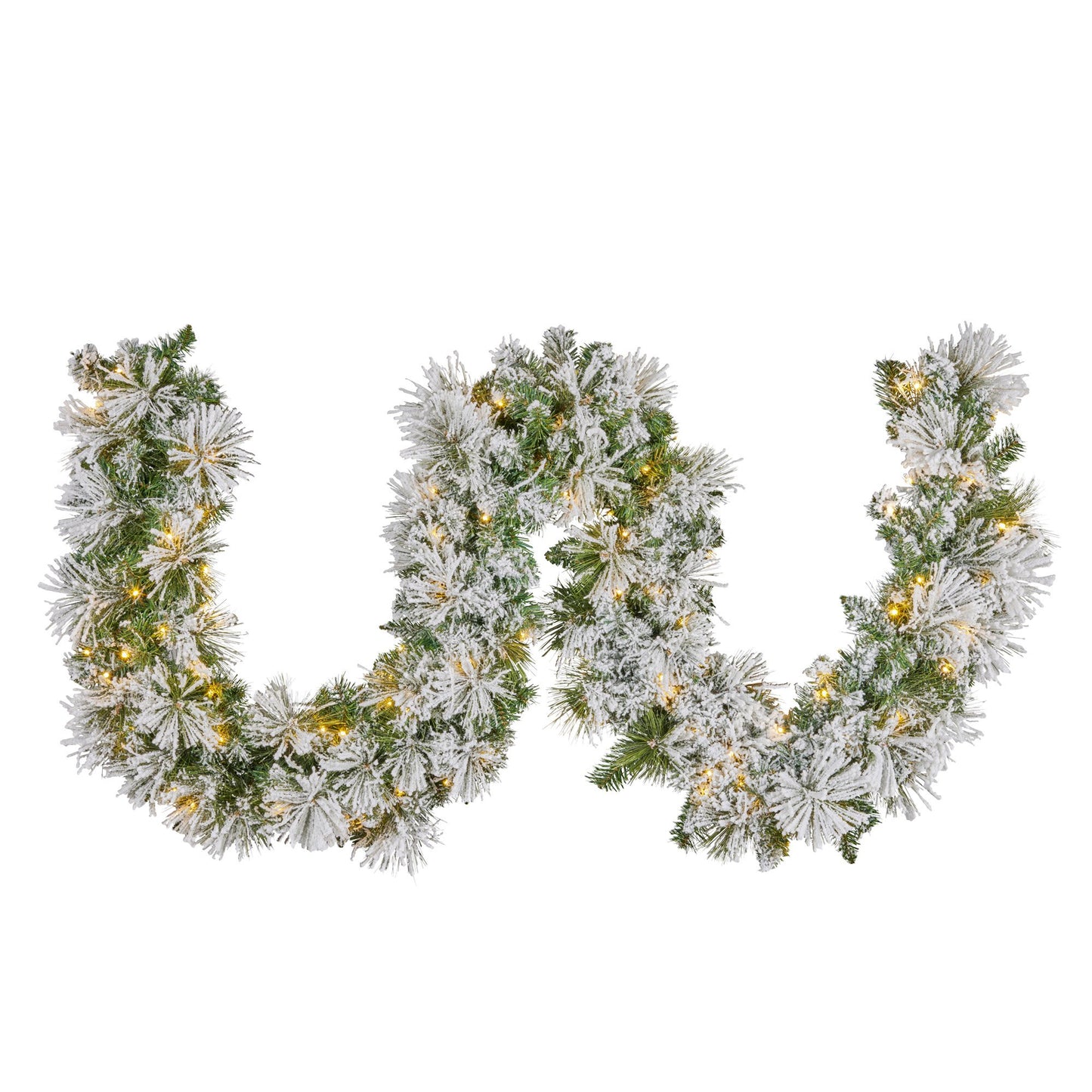 Christabelle 274cm Majestic Snow Prelit Christmas Garland V240-112_OPMS274