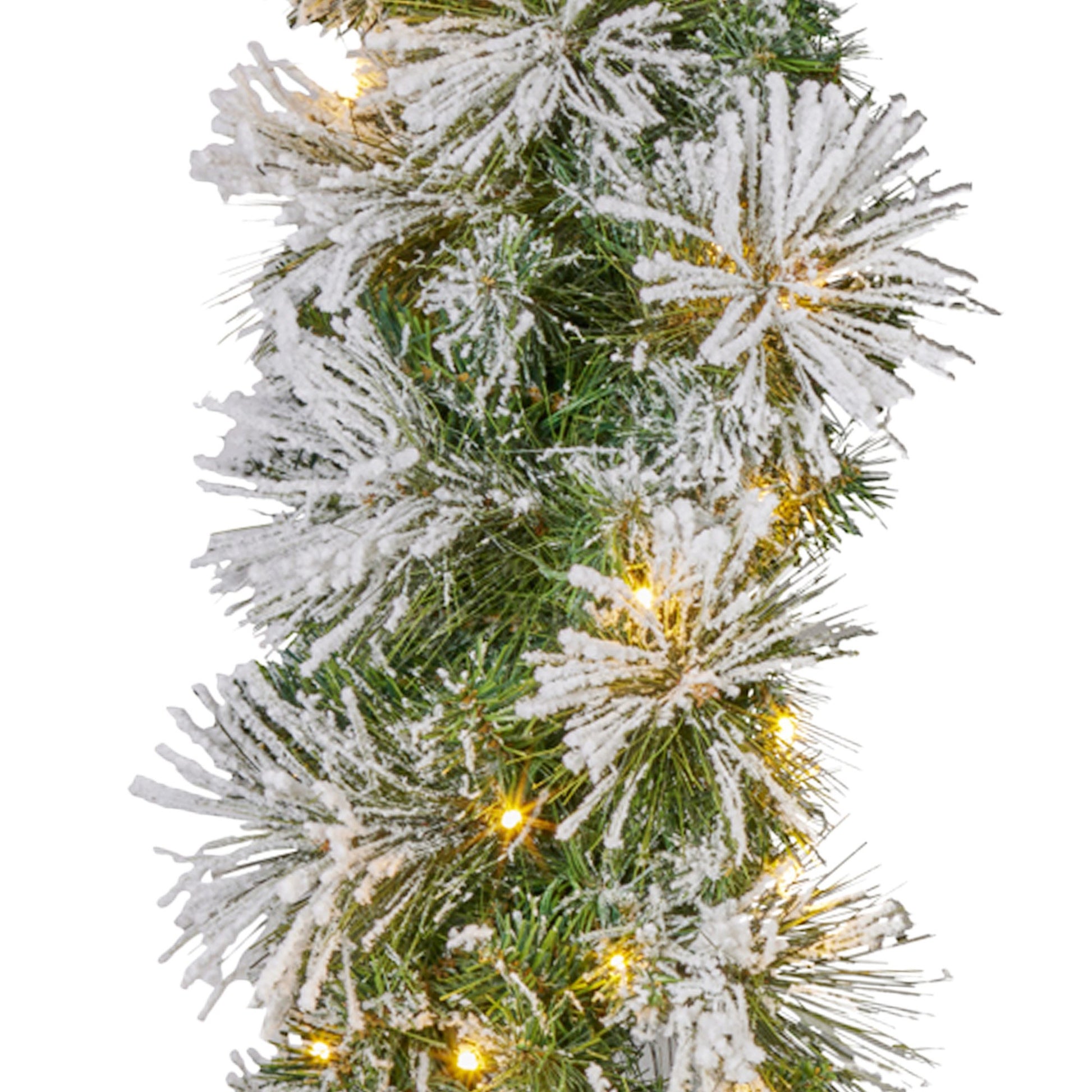 Christabelle 274cm Majestic Snow Prelit Christmas Garland V240-112_OPMS274