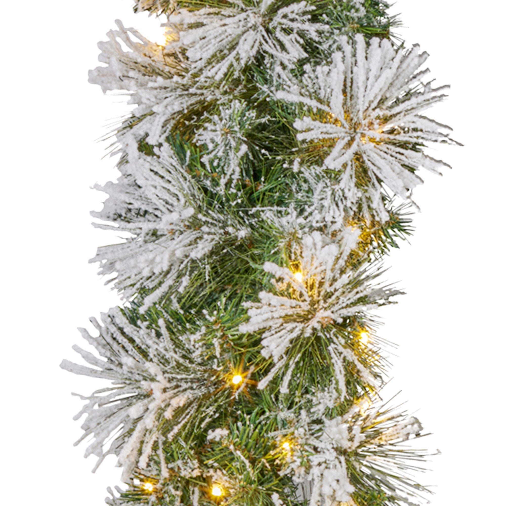 Christabelle 274cm Majestic Snow Prelit Christmas Garland V240-112_OPMS274