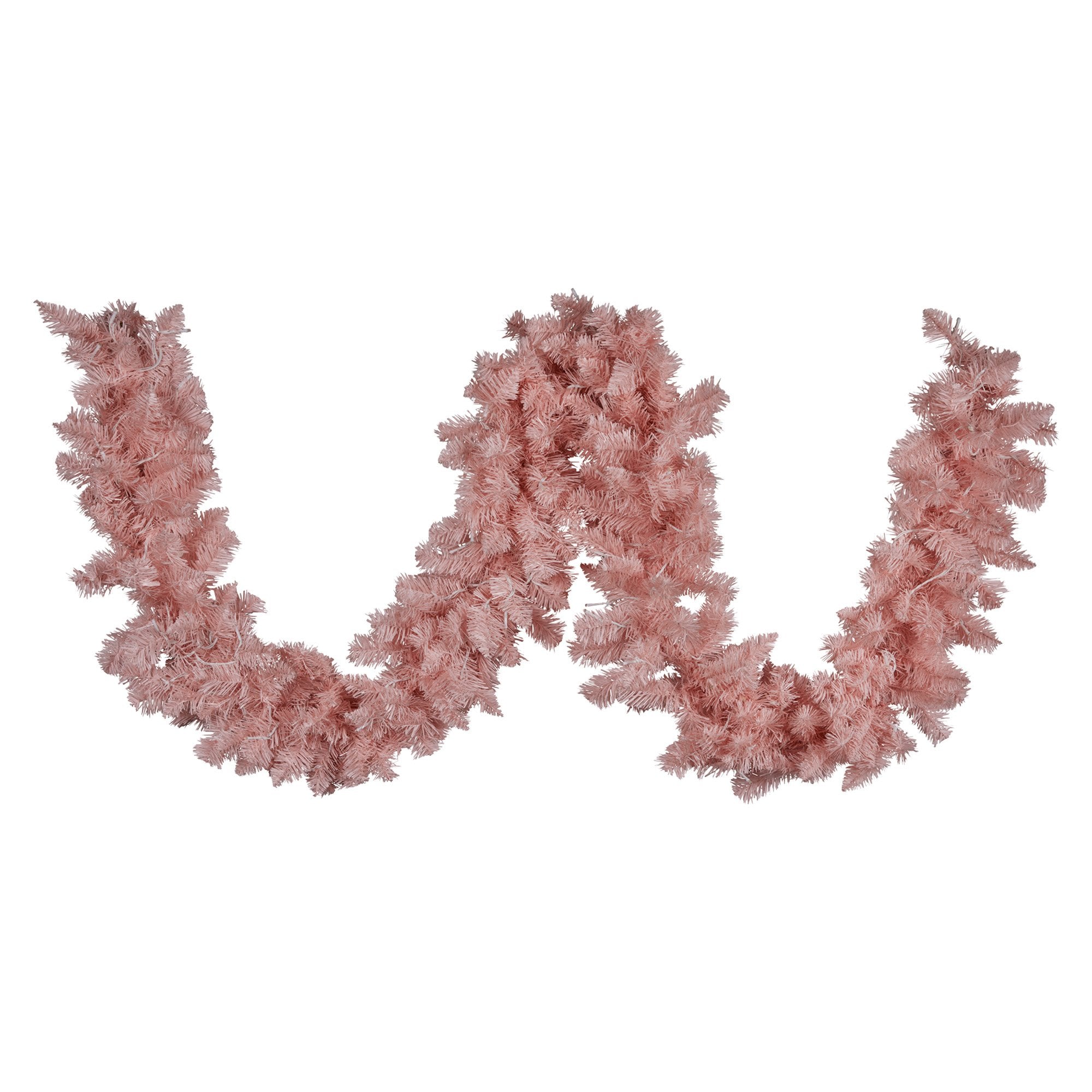 Christabelle 274cm Pretty In Pink Christmas Garland With Led Lights V240-112_OPP274