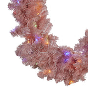 Christabelle 274cm Pretty In Pink Christmas Garland With Led Lights V240-112_OPP274