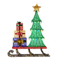 Christabelle Christmas Display Sled 183cm With Tree And Presents Led Lights & C9 Bulbs V240-112_SB404