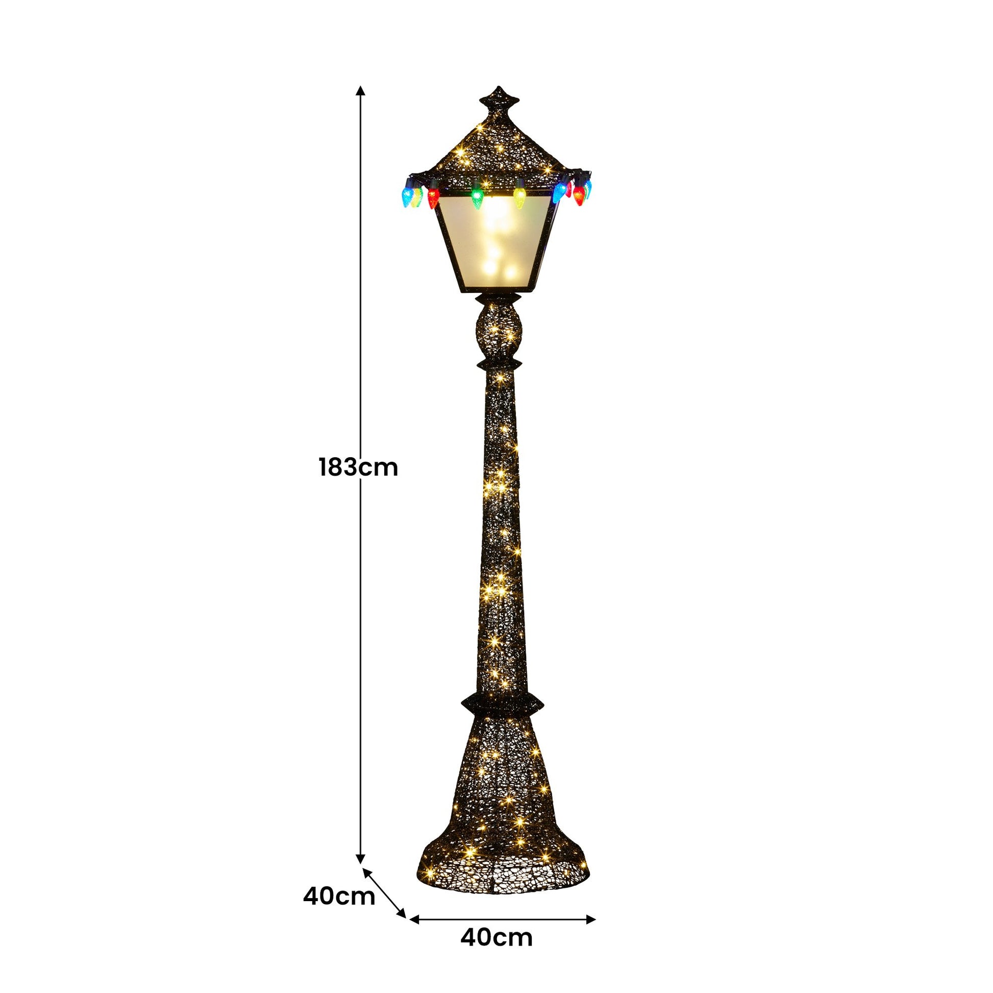 Christabelle Christmas Lamp Post Display 183cm With Lights V240-112_SB410