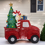 Christabelle 1.4m Christmas Tree Truck Indoor Outdoor Display Decoration LED Lights Front Yard Lawn Statue V240-112_SB501