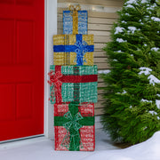 Christabelle 190cm 4-piece Gift Stack Box Christmas Decor Bows Led Lights Xmas V240-112_SB503