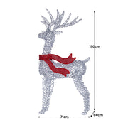 Christabelle Large 1.5m Christmas Reindeer Outdoor Indoor Light-Up Display Decoration Lawn Statue LED Lights V240-112_SB505
