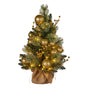 Christabelle 61cm Battery-operated Christmas Tree Warm Lights Led Table Top Gold V240-112_SENG2