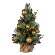 Christabelle 61cm Battery-operated Christmas Tree Warm Lights Led Table Top Gold V240-112_SENG2