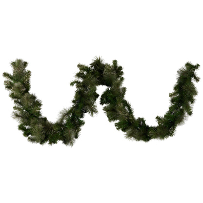 Christabelle 2.7m Christmas Garland with LED Lights Glittery Gold Pine Mantle Decoration Ornament V240-112_SENGG274