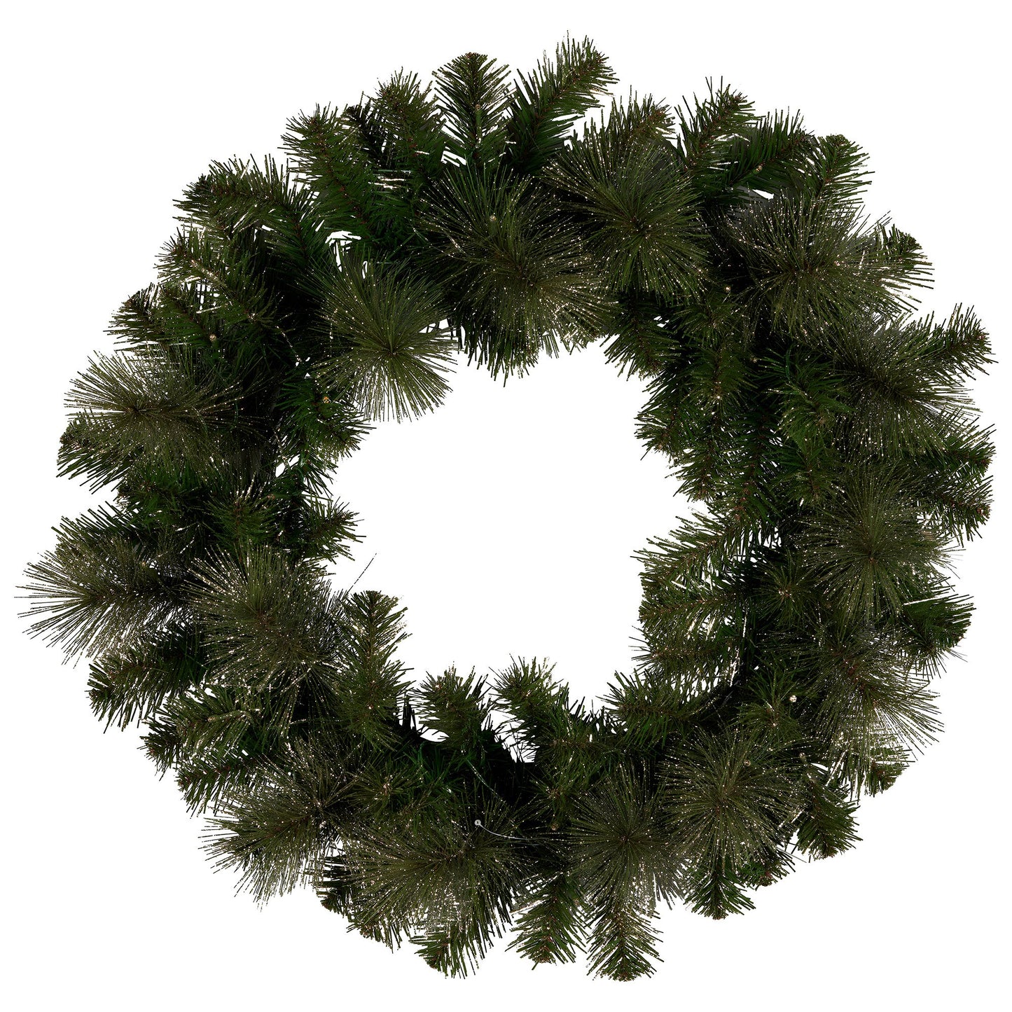 Christabelle 61cm Christmas Wreath with LED Lights Glittery Gold Pine re-Lit Front Door Decoration Ornament V240-112_SENGG61