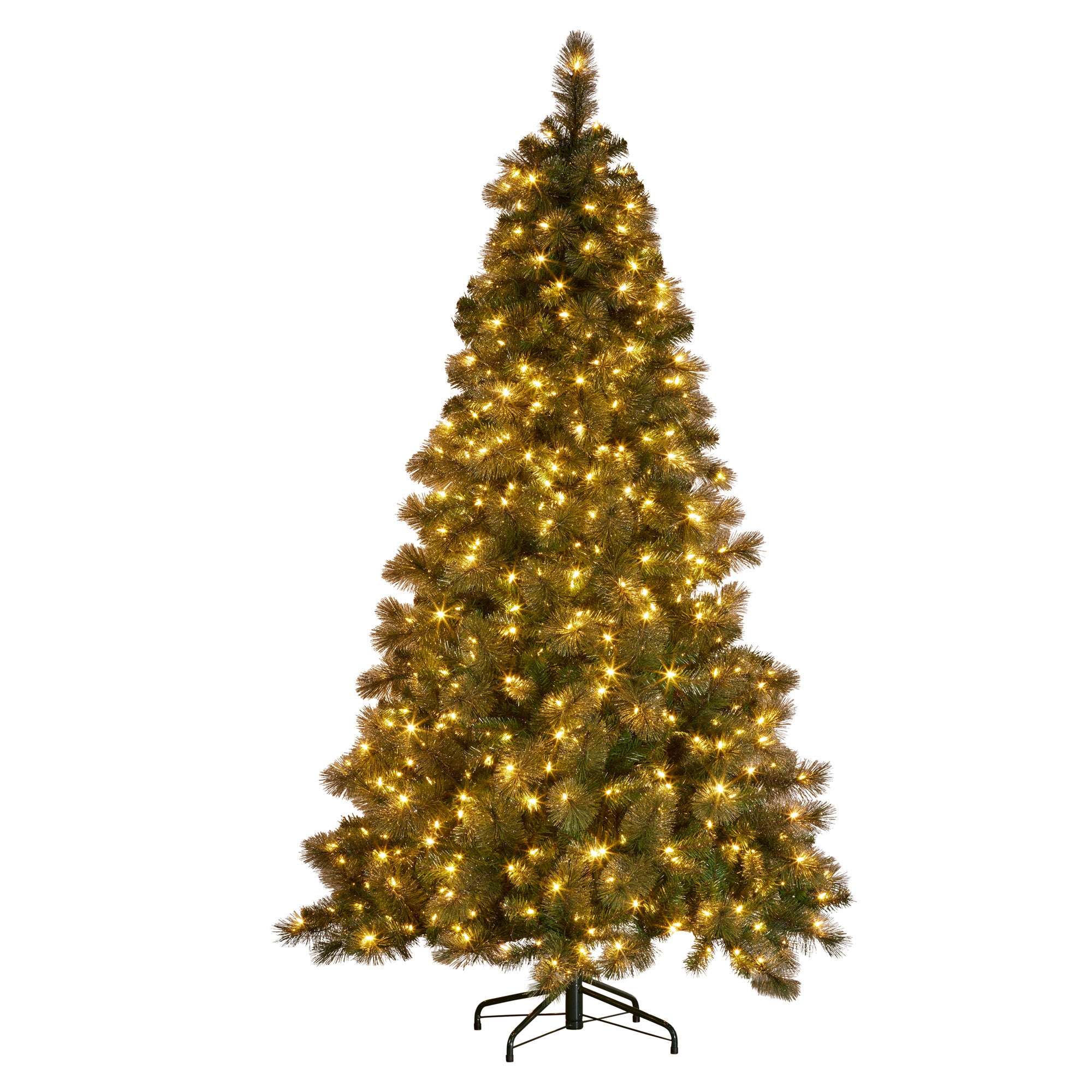 Christabelle 9ft Christmas Tree Glittery Gold Pine Needles 850 Led Lights Xmas V240-112_SENGG9
