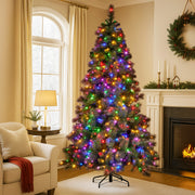 Christabelle 9ft Christmas Tree Glittery Gold Pine Needles 850 Led Lights Xmas V240-112_SENGG9
