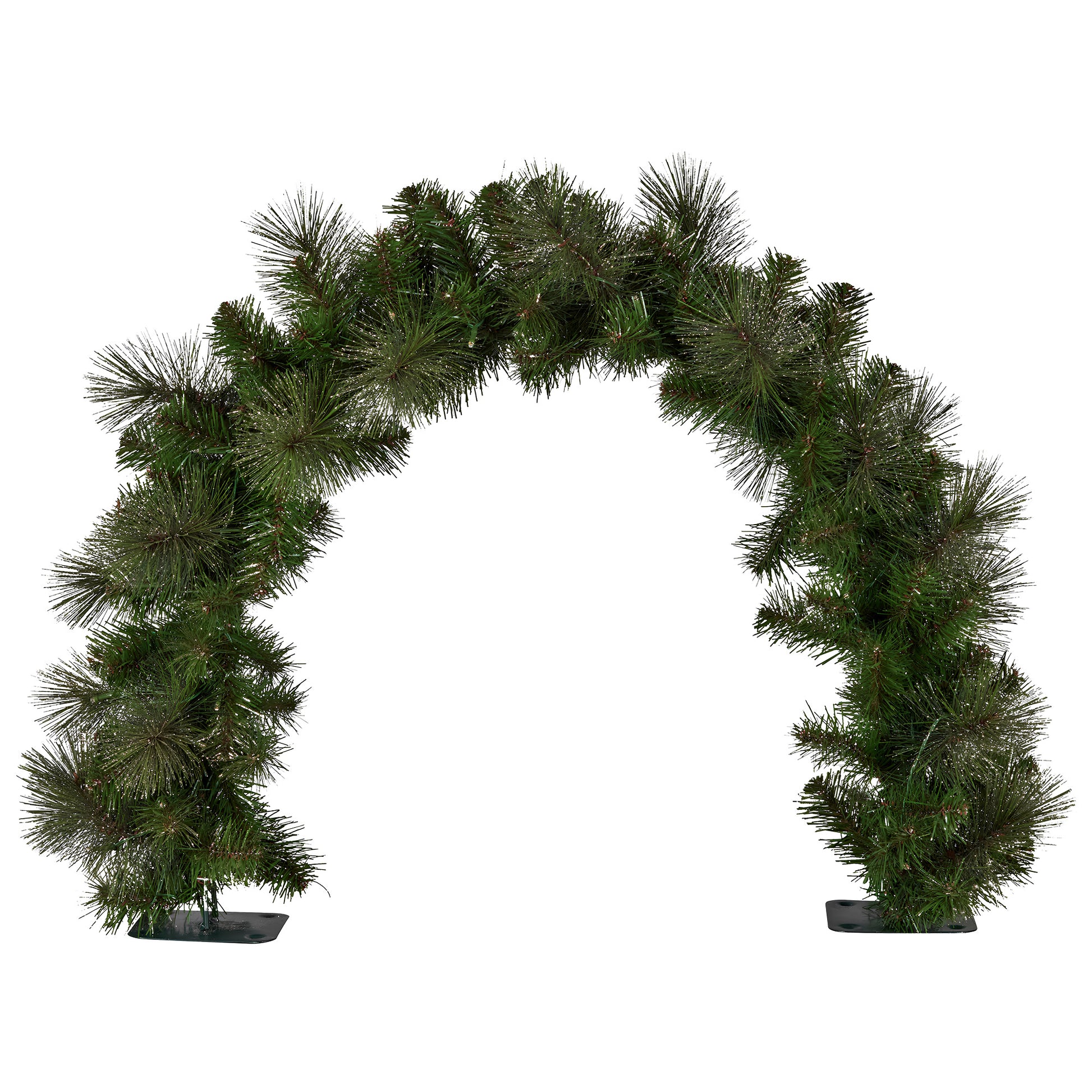 Christabelle 60cm Tabletop Christmas Archway Garland with LED Lights Gold Mantle Decoration Ornament V240-112_SENGGTA