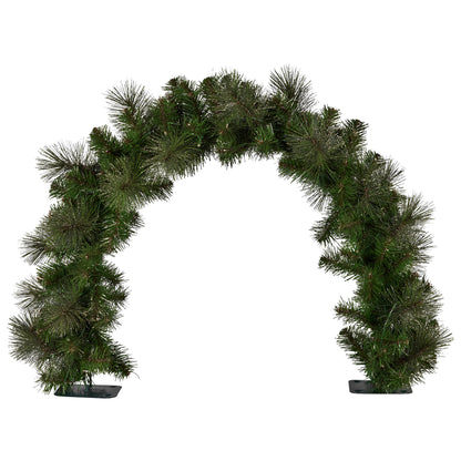 Christabelle 60cm Tabletop Christmas Archway Garland with LED Lights Gold Mantle Decoration Ornament V240-112_SENGGTA