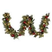 Christabelle 2.7m Christmas Garland with LED Lights and Baubles Mantle Decoration Ornament V240-112_SENJB274