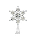Christabelle Snowflake Christmas Tree Topper Beaded Decoration Ornament Xmas V240-112_SHD706