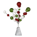 Christabelle Baubles Christmas Tree Topper Festive Glitter Finish Xmas Ornament V240-112_SHD9066