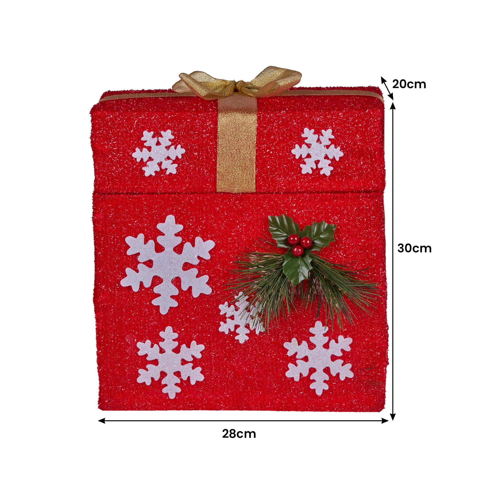 Christabelle Animated Santa Gift Box Led Christmas Tree Decoration Xmas Ornament V240-112_SHE100
