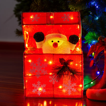 Christabelle Animated Santa Gift Box Led Christmas Tree Decoration Xmas Ornament V240-112_SHE100