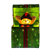 Christabelle Animated Elf Gift Box Led Lights Christmas Tree Decoration Ornament V240-112_SHE101