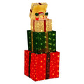 Christabelle 122cm Animated Present Stack Santa Led Lights Christmas Tree Decor V240-112_SHE103
