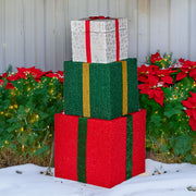 Christabelle 122cm Animated Present Stack Santa Led Lights Christmas Tree Decor V240-112_SHE103